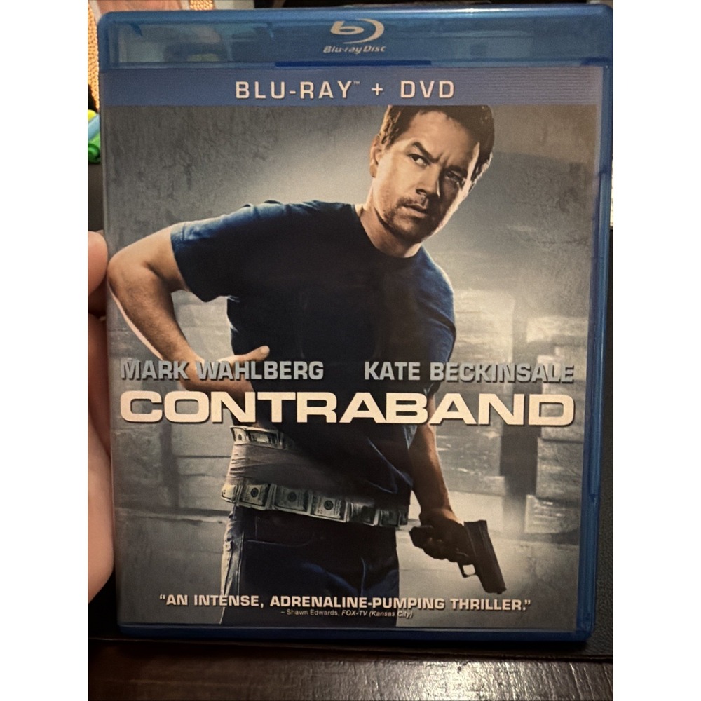 Contraband (Blu-ray/DVD, 2012, 2-Disc Set, Includes Digital Copy UltraViolet)!